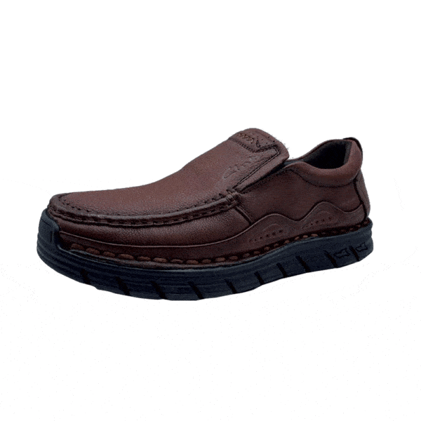 Clarks-CL-9816-Brown-Leather Shoe