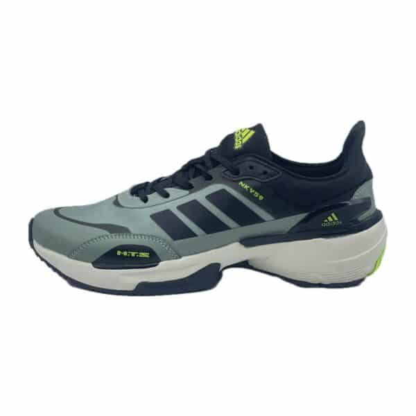 Adidas-ADIE3223-Black Green-Running Shoes